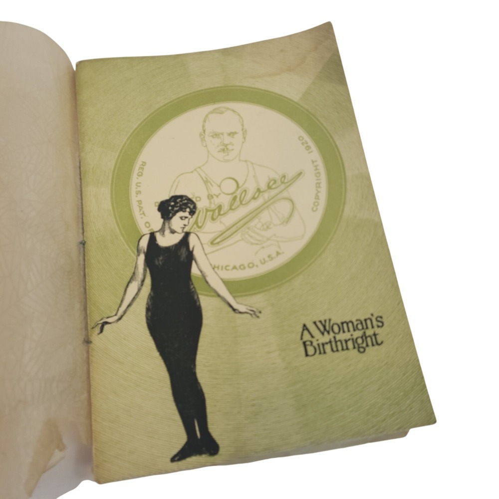 Spiderweb A Women's Birthright 1920s Antique Book Weightloss Beautiful Pamphlet‎